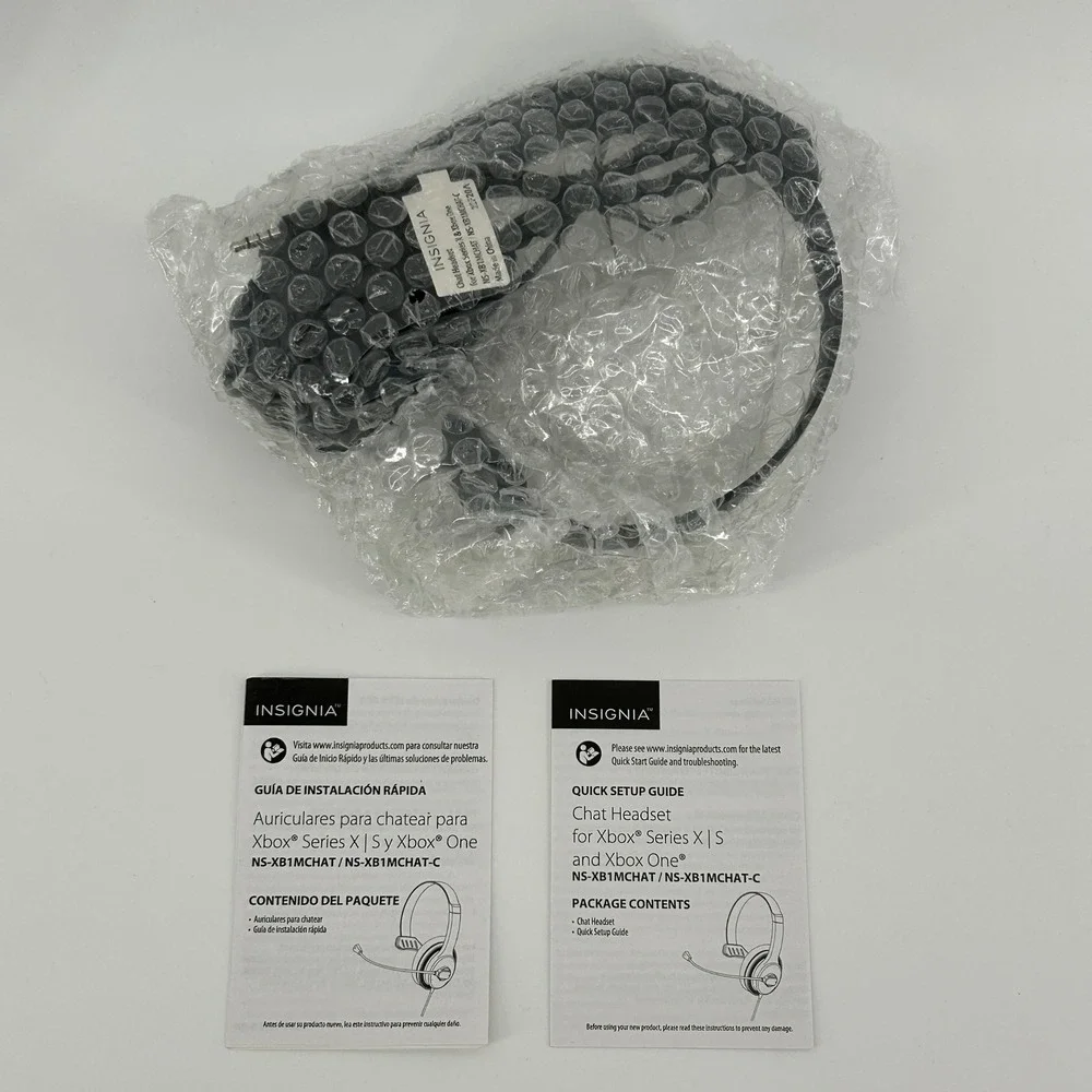 Insignia Wired Chat Headset for Xbox Series X|S and Xbox One Black NEW IN BOX